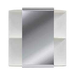 Шкаф из ПВХ с зеркалом в ванную 41 x 11 x 40 см
