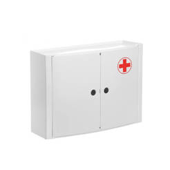 PVC Medical cabinet - horizontal 46 x 17 x 32 cm, with 2 doors