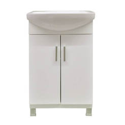 PVC Cabinet with bathroom sink 50 x 39 x 85 cm on legs