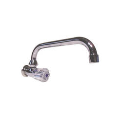 Wall-mounted cold water tap with winch, U-shaped DAHLIA series