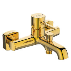 Polla bath/shower mixer gold color 17355 LAVEO