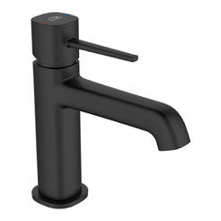 Polla bathroom sink faucet standing with waste black 17354 LAVEO