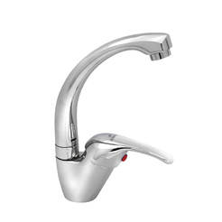 Standing kitchen faucet - high curved spout EA.3508.C