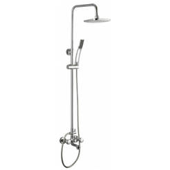 Shower system - pipe suspension, faucet, stationary and mobile shower BUENO