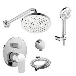 Built-in shower set - bath / shower mixer, shower tray, hand shower Ceraflex BC447AA