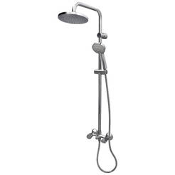 Shower system with Seva Trio faucet