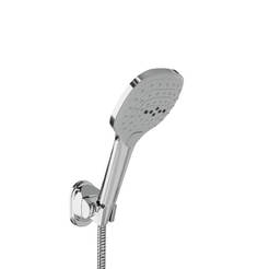 Touch bathroom set - holder, hose and hand shower with 2 functions