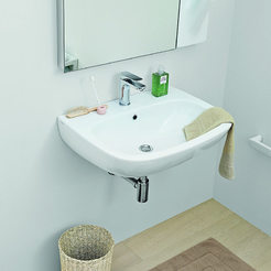 Ceramic bathroom sink Ten with size 65 x 52 cm