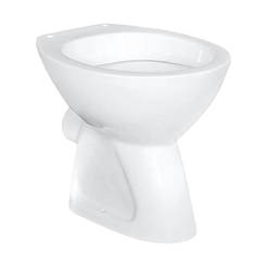 Standing toilet bowl with back drain, white 356
