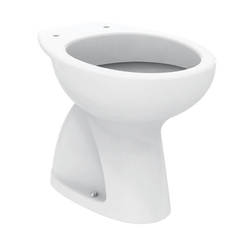 Standing toilet bowl with bottom drain Seva Duo