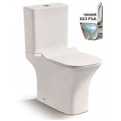 Monobloc with rear drain and seat retarded fall duroplast 7837P UF