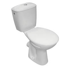 Disabled monobloc cistern 3/6l toilet seat thermoplastic