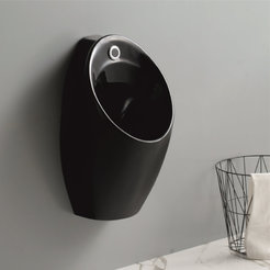 Urinal with sensor color matte black 3432B