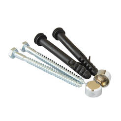 Fasteners for toilet bowl