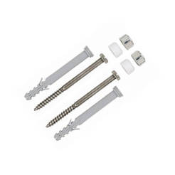 Set for mounting a toilet bowl 8 x 80 mm, stainless steel