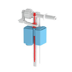 Filling device for toilet cistern 3/8 - side, plastic nozzle