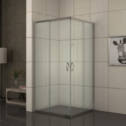 Shower cabin without Shelby shower tray - 90 x 90 cm, square