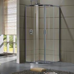 Shower cabin Autumn 80 x 80 cm oval without shower tray
