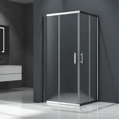 Hans shower cabin with adjustable arms 88-100 x 190 cm, without shower tray