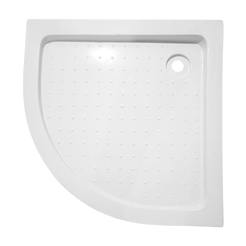 Oval shower tray 80 x 80 cm acrylic