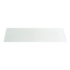 Glass bathroom shelf with frosted glass 6 mm, 60 x 13 cm, without holders