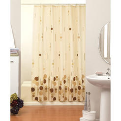 Bathroom curtain 180 x 200 cm Tropik BS6022-V3, with rings