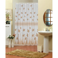 Bathroom curtain 180 x 200 cm Jackline BSA9918-V3, with rings