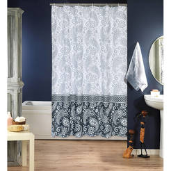 Bathroom curtain 180 x 200 cm Evdy BS2102, with rings