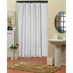Bathroom curtain 180 x 200 cm Tropik BS3182, with rings