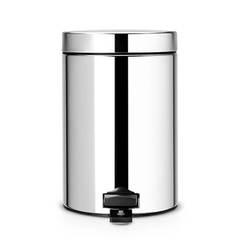 Trash can with pedal for waste, for toilet 5 l stainless steel