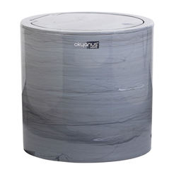 Toilet basket 5l PVC gray marble