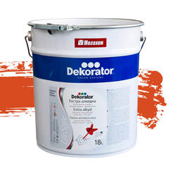 Extra alkyd paint for metal and wood Signal orange RAL2010, 18l