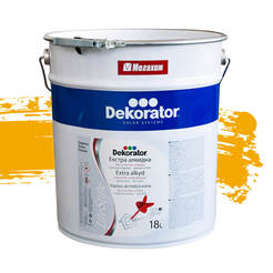 Extra alkyd paint for metal and wood Melon RAL1028, 18l