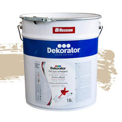 Extra alkyd paint for metal and wood Ivory RAL1015, 18l