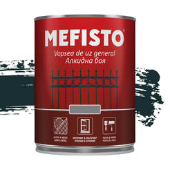 Краска алкидная Mefisto - 650мл, черный RAL 9005