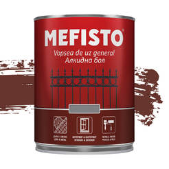 Краска алкидная Mefisto - 650мл, светло-коричневая RAL 8012