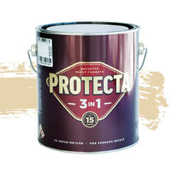 Enamel for metal Protecta 3 in 1 - 2.5l, light beige