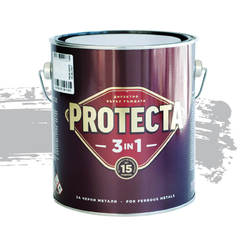 Eмайллак за метал Protecta 3 в 1 - 2.5л, сребрист