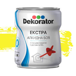 Alkyd paint for metal and wood Extra - 650ml, yellow zinc RAL 1018
