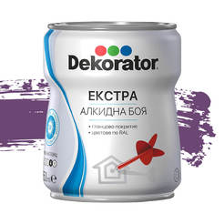 Alkyd paint for metal and wood Extra - 650ml, blue-purple RAL 4005