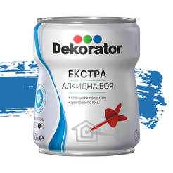 Alkyd paint for metal and wood Extra - 650ml, sky blue RAL 5015