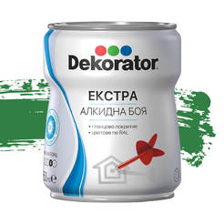 Alkyd paint for metal and wood Extra - 650ml, signal green RAL 6032