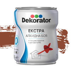 Alkyd paint for metal and wood Extra - 650ml, light brown RAL 8004