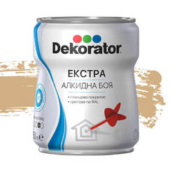 Alkyd paint for metal and wood Extra - 650ml, beige RAL 1001