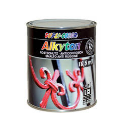 Aнтикорозионна боя Alkyton 4в1 - 750мл, сребриста хамър ефект