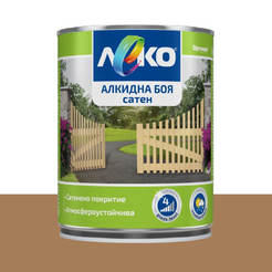 Alkyd paint for metal and glass Slightly satin - 650ml, coffee