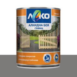 Alkyd paint for metal and wood Slightly glossy - 650 ml, RAL 7046 gray