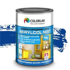 Краска на водной основе Akrylcol C4450 синий матовый 600мл