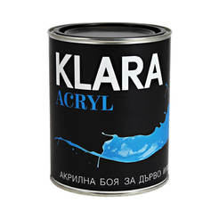 Акриловая краска по дереву и металлу Klara Acryl 0.9 л База А