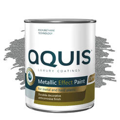 Water-based paint with metallic effect - 650 ml, anti-corrosion, titanium